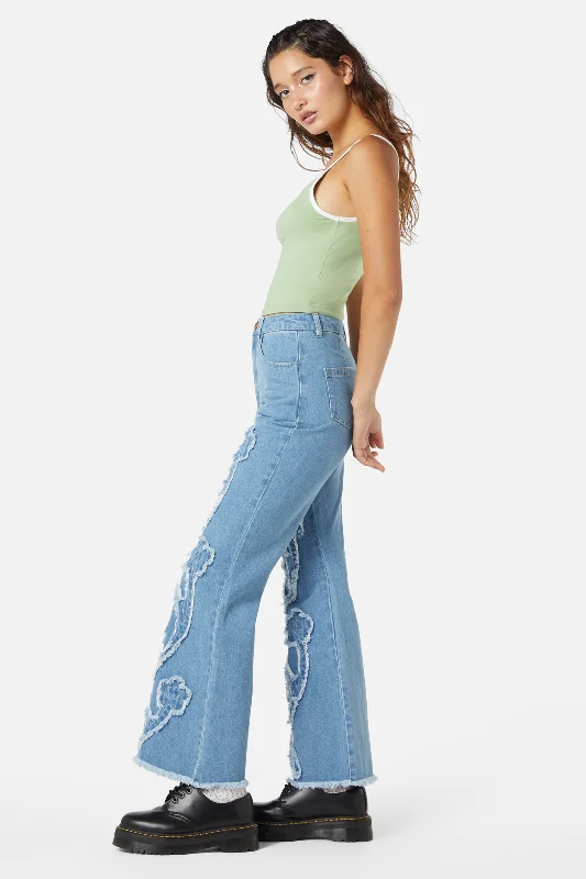 Polly Jean Stylish High-Waisted Denim