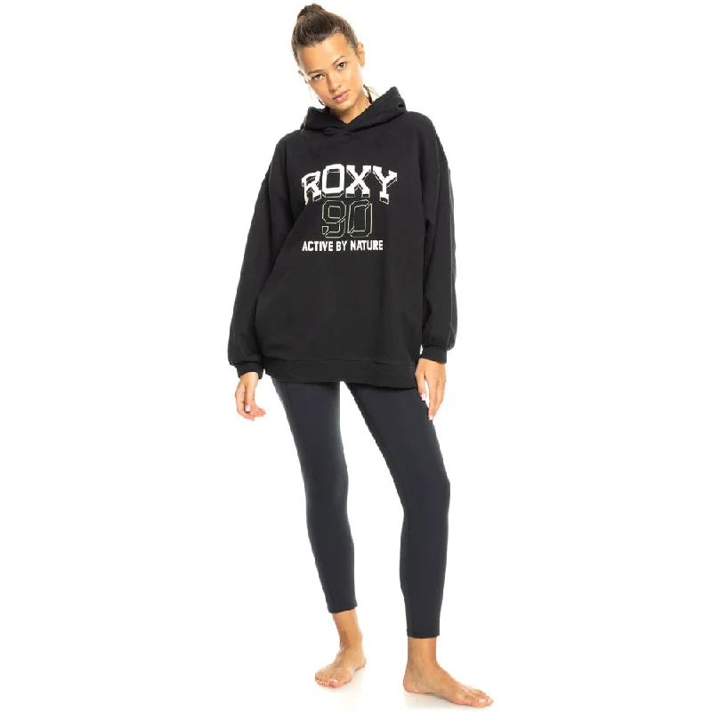 Roxy Essential Energy Oversize Hoody Hoodie with Sequins Glamorous Eye-catching