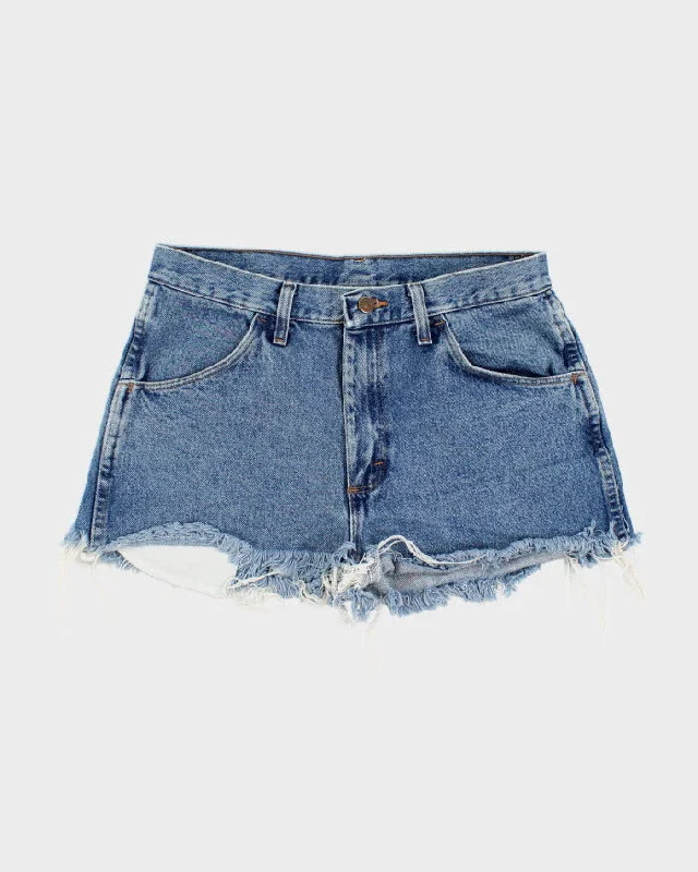 Vintage Women's Cut Off Jean Shorts - W30 Chic Ripped Jeans