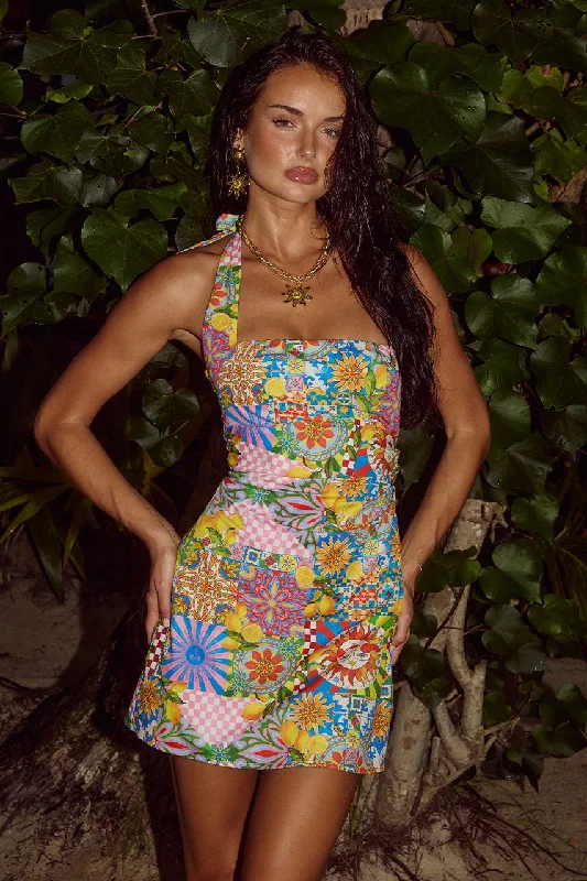 Anacapri Mini Dress - Anacapri Pink Stylish Summer Mini Dress
