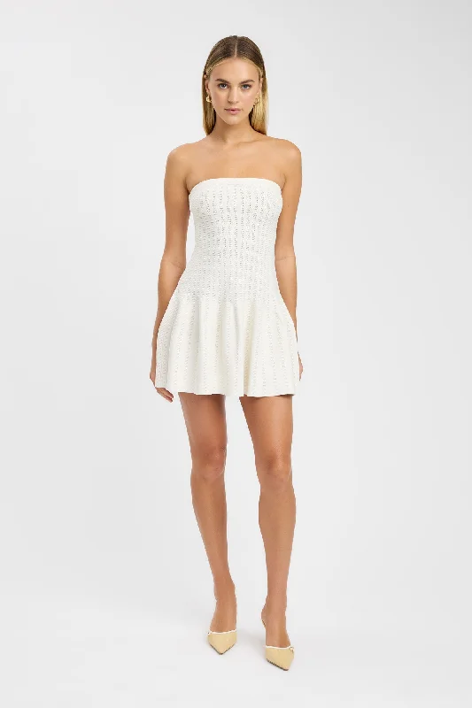 Belle Mini Dress Cozy Ruched Mini Dress