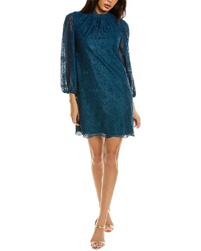 Trina Turk Palm Colony Mini Dress Chic Mini Dress with V-Neck