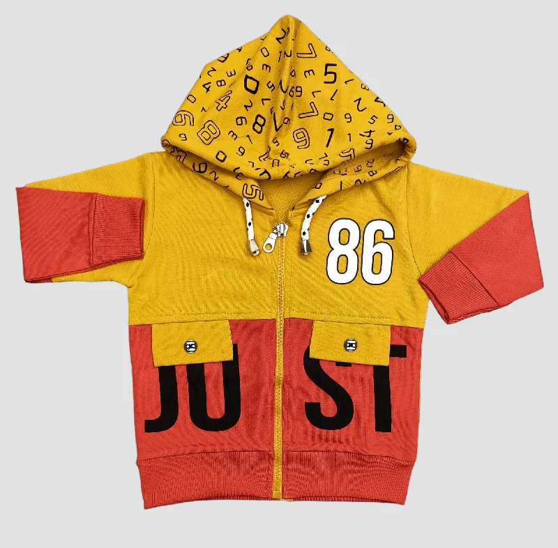 CH Jst Yellow Red Hoodie 4021 Hoodie Jacket Zipper Layering