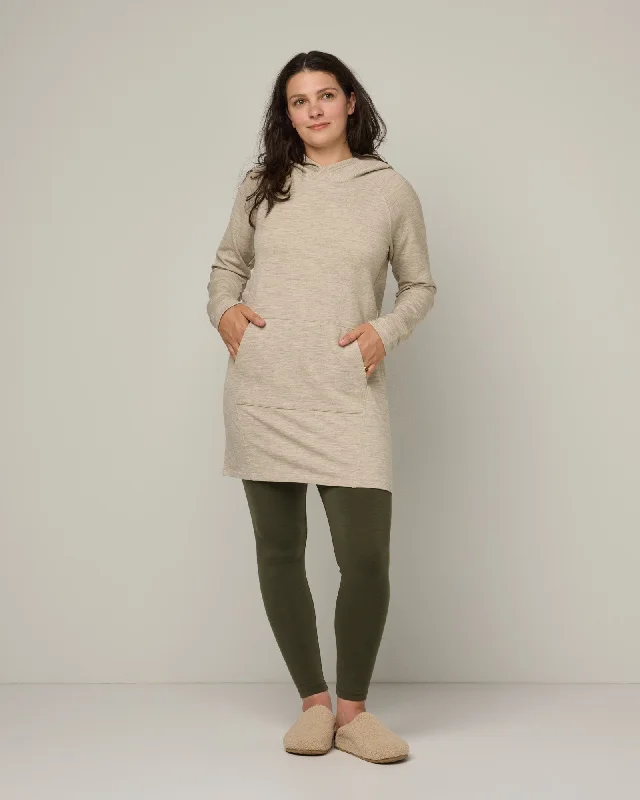 Everett Hoodie Tunic Hoodie with Slit Hem Functional Movement