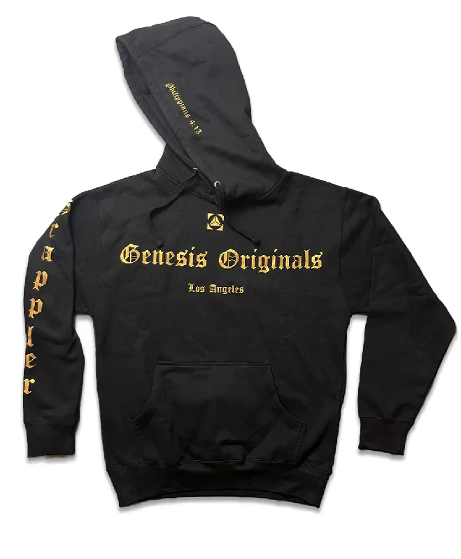 Grappler Hoodie Hoodie with Applique Textured Unique