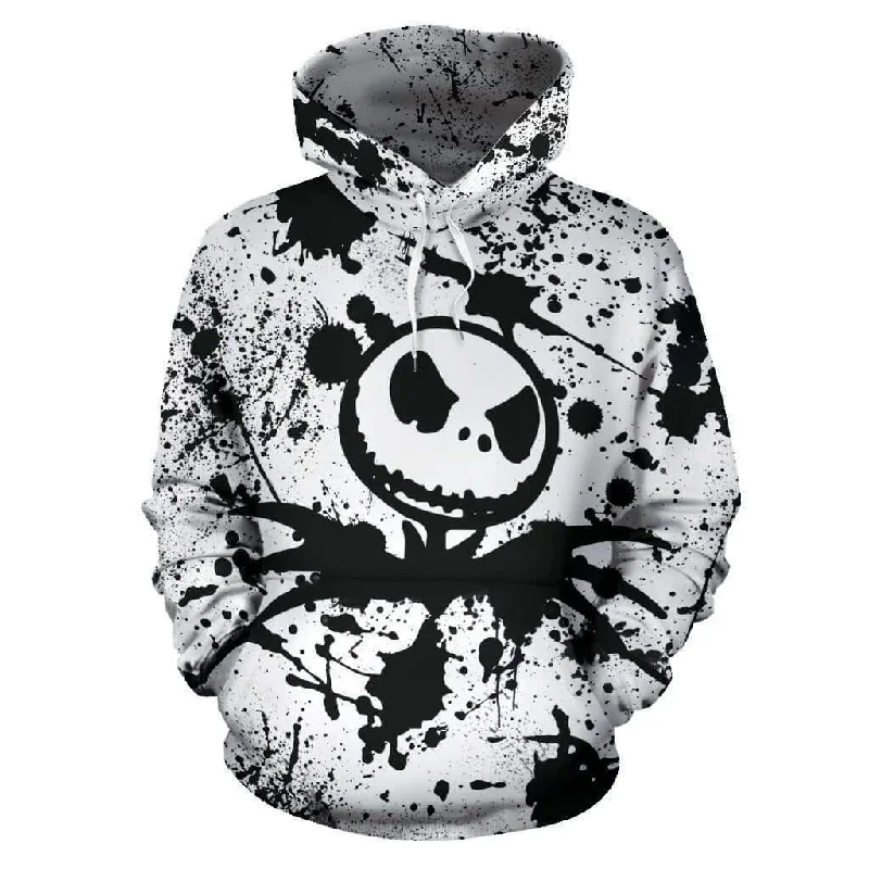 Nightmare Before Christmas Hoodie Hoodie with Velcro Closure Adjustable Secure