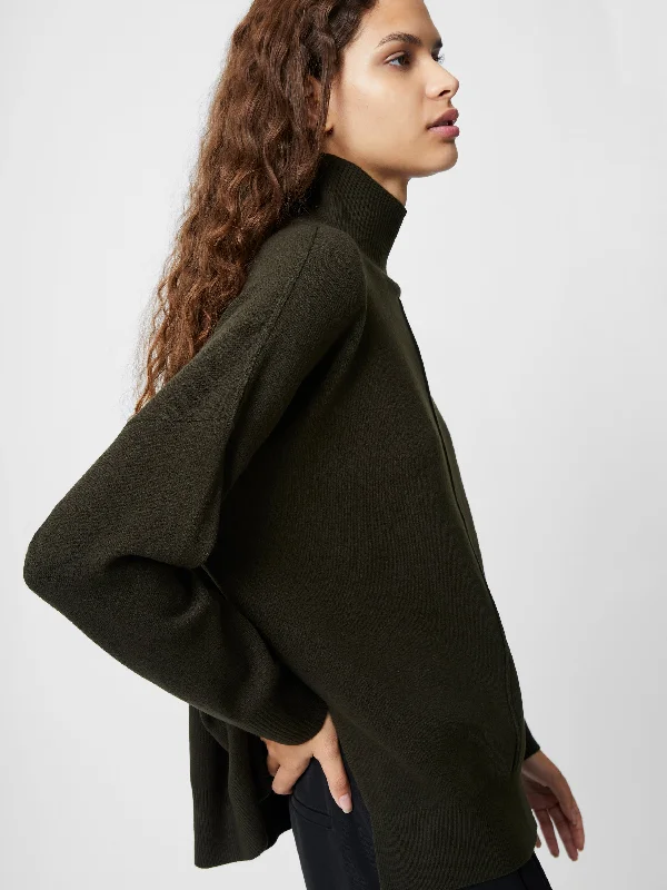 Babysoft High Neck Seam Jumper Embroidered Appliqued Beaded