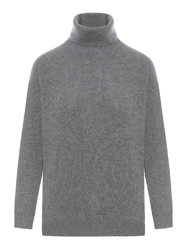 Roll-neck cashmere jumper Boat Neck Shawl Collar Notched Collar