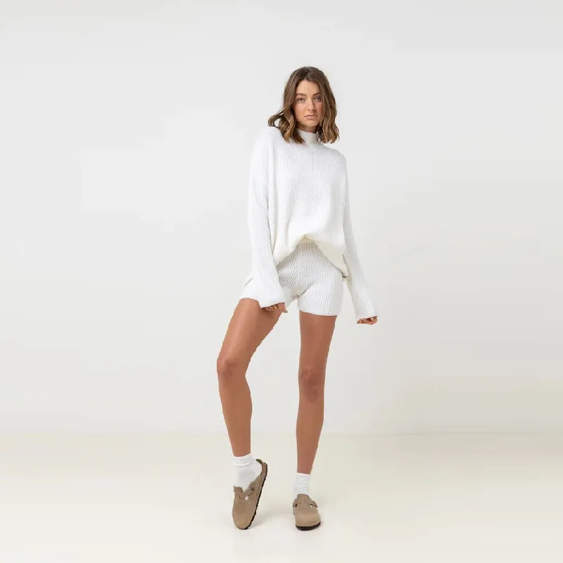 Classic Knit Jumper (Cream) Casual Formal Business