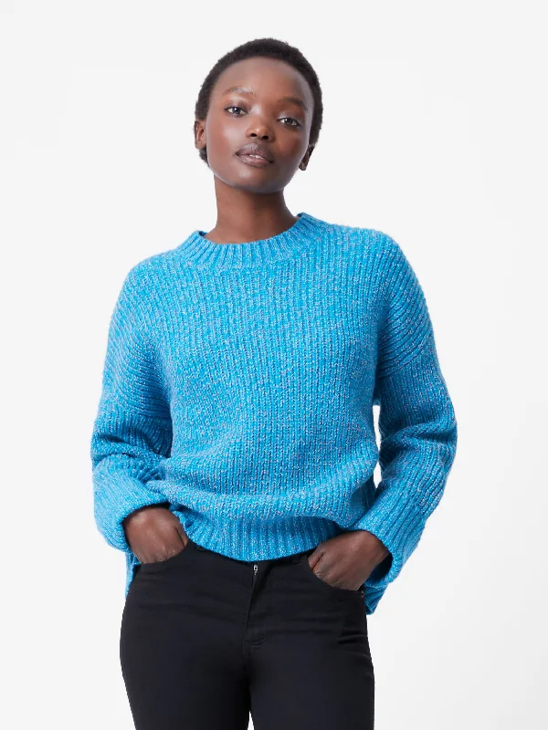 Fisherman Crew Neck Jumper Sequined Glittery Shiny