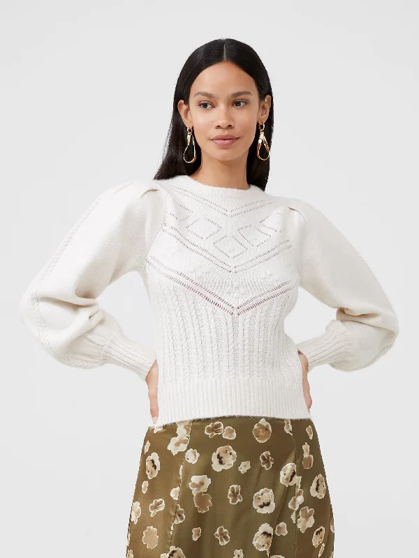 Kitty Recycled Jumper Herringbone Houndstooth Plaid