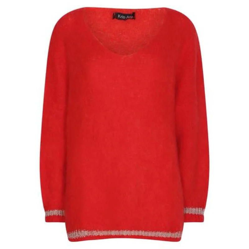 *NEW* Jumper Orange Seamless Knitted Crochet