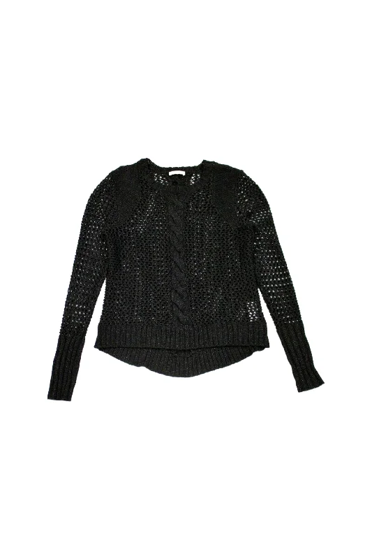 Sass & Bide - Open Knit Jumper Long Sweater Short Sweater Cropped Sweater