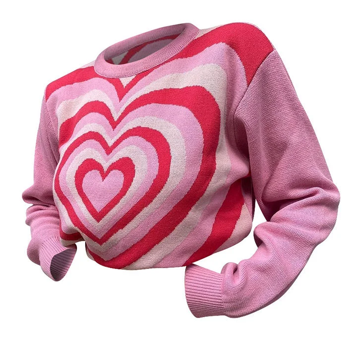 Spreading Love Aesthetic Jumper Oversized Loose Flowy