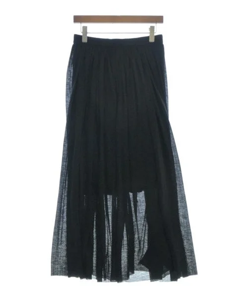 YLEVE Long/Maxi length skirts silk skirt lustrous