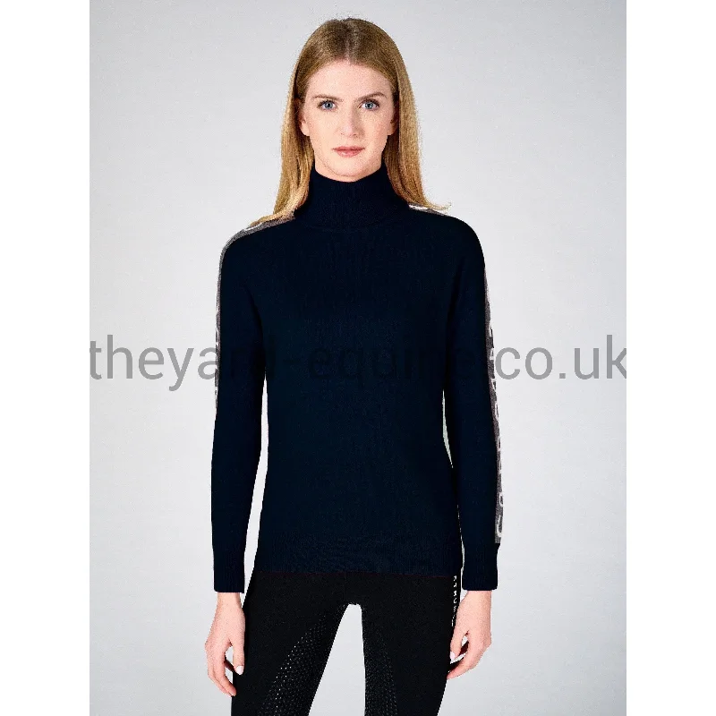 Vestrum Jumper - KNITWEAR TURTLENECK LIERNEUX NAVY Jersey Fabric Tulle Fabric Batik Fabric