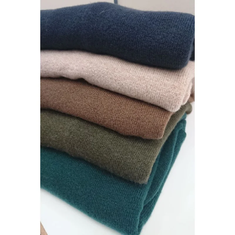 ESA Chloe Italian Knit Oversized Jumper Print Jacquard Patchwork