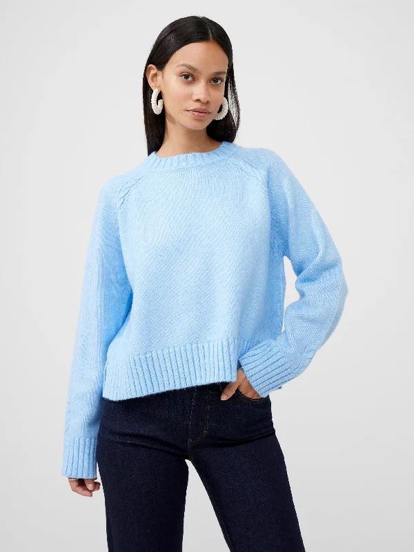 Kessy Knit Jumper Hooded Caped Shawl Collar
