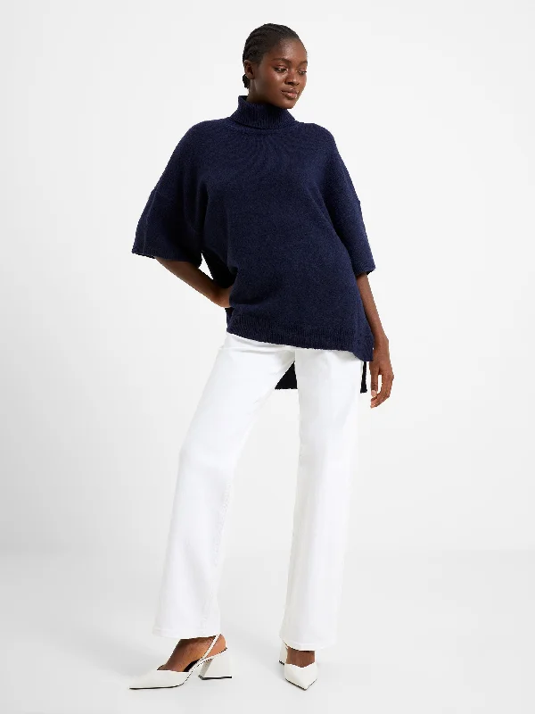 Kezia Recycled Roll Neck Jumper Satin Fabric Silk Fabric Chiffon Fabric