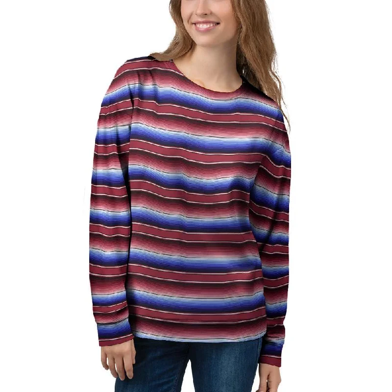 Mexican Baja Print Women's Sweatshirt Hoodie with Snap Buttons Easy Quick