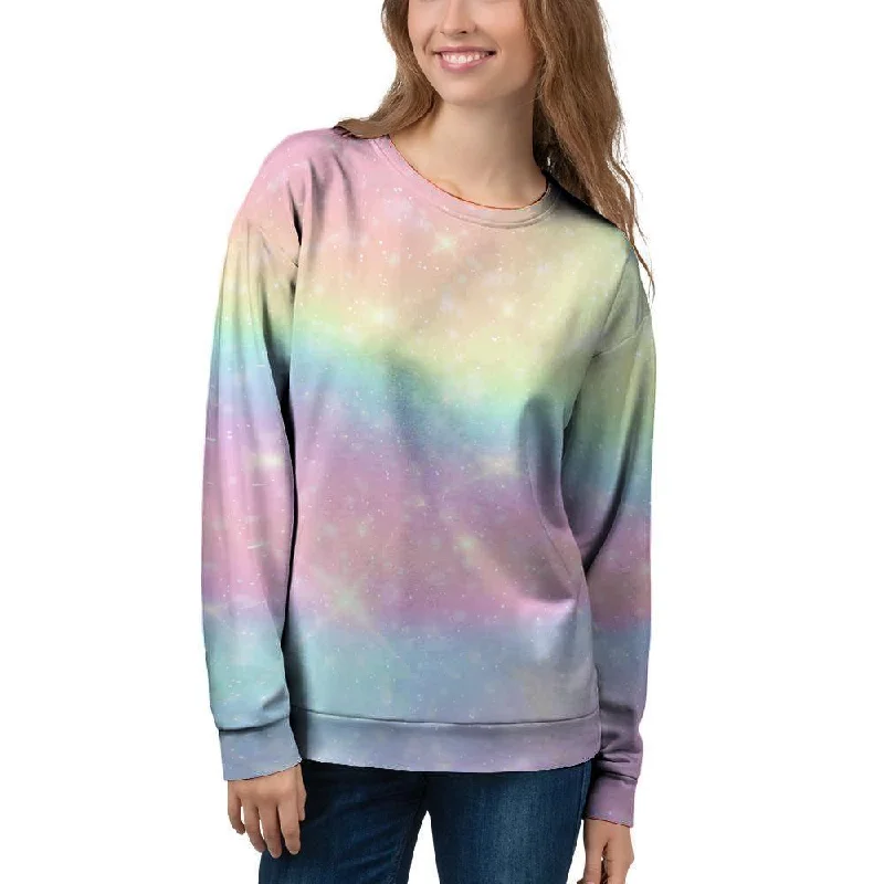Psychedelic Trippy Holographic Women's Sweatshirt Hoodie with Hem Drawcord Adjustable Customizable Psychedelic Trippy Holographic Women's Sweatshirt Hoodie with Hem Drawcord Adjustable Customizable