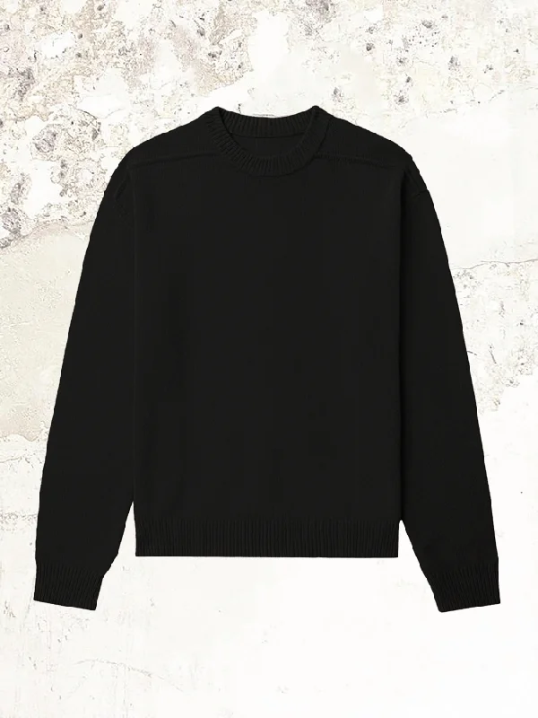 RICK OWENS crew-neck jumper Glossy Satin Silk