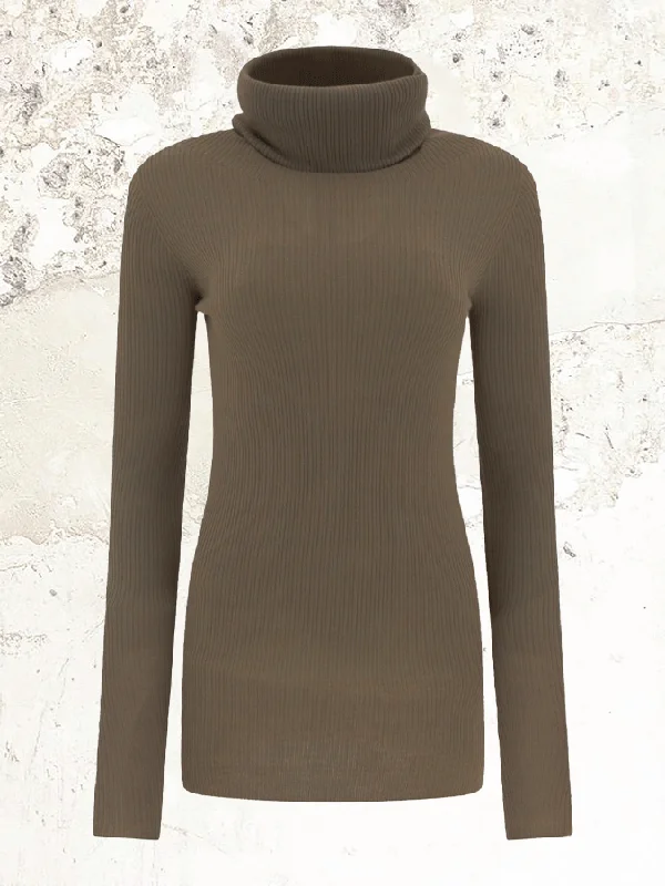 Rick Owens virgin wool turtle neck jumper Elegant Classic Vintage