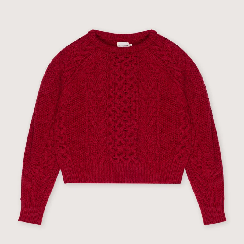 Tibet Woman's Jumper | Ruby Dusk Machine Wash Dry Clean Hand Wash