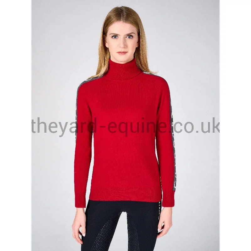 Vestrum Jumper - KNITWEAR TURTLENECK LIERNEUX RED Mesh Sweater Canvas Denim