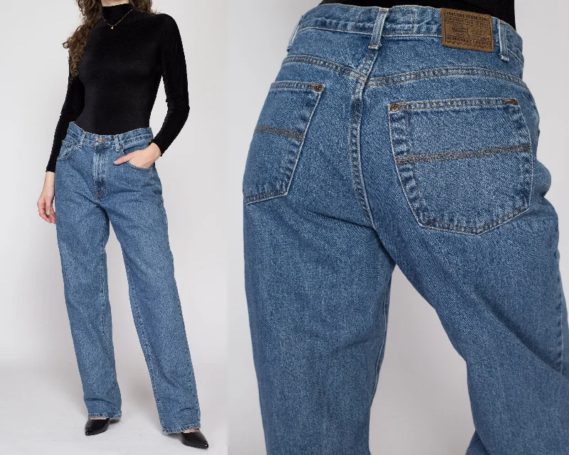 33x32 90s High Waisted Dad Jeans Trendy Skinny Fit Jeans