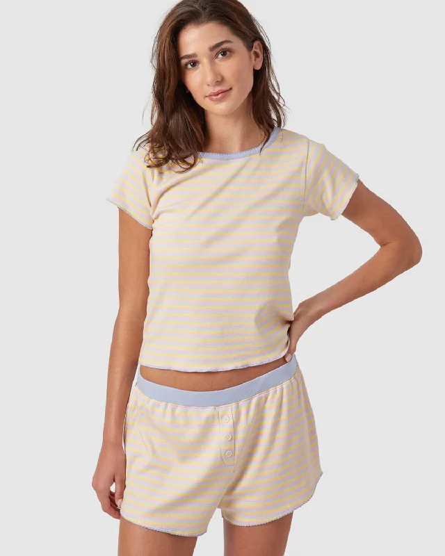 Baby Jean Tee In Rainbow Dream Classic Button Fly Jeans