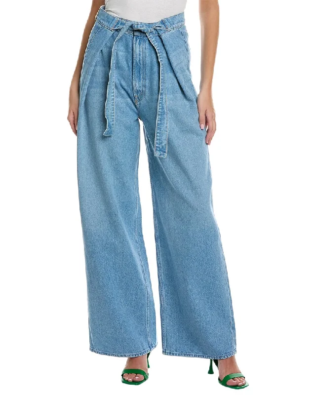 Mother Denim The Fold-In Funnel Sneak All You Can Eat Wide Leg Jean Stylish Acid-Wash Jeans Mother Denim The Fold-In Funnel Sneak All You Can Eat Wide Leg Jean Stylish Acid-Wash Jeans