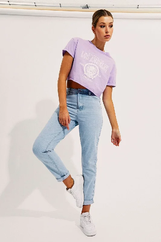 Blue Skinny Denim Jeans High Rise Trendy Patchwork Denim Jeans