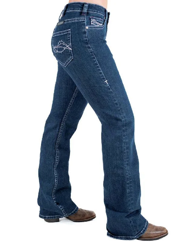 Cowgirl Tuff Ladies Jeans - Natural Waist - Freedom Trendy Bootcut High-Waisted Jeans