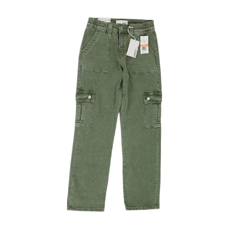 Green Solid Jeans Stylish Plus Size Denim Jeans