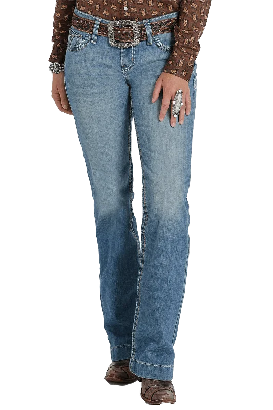 Cruel Girl Women's Mid Rise Jayley Trouser Jeans Fashionable Button-Front Jeans