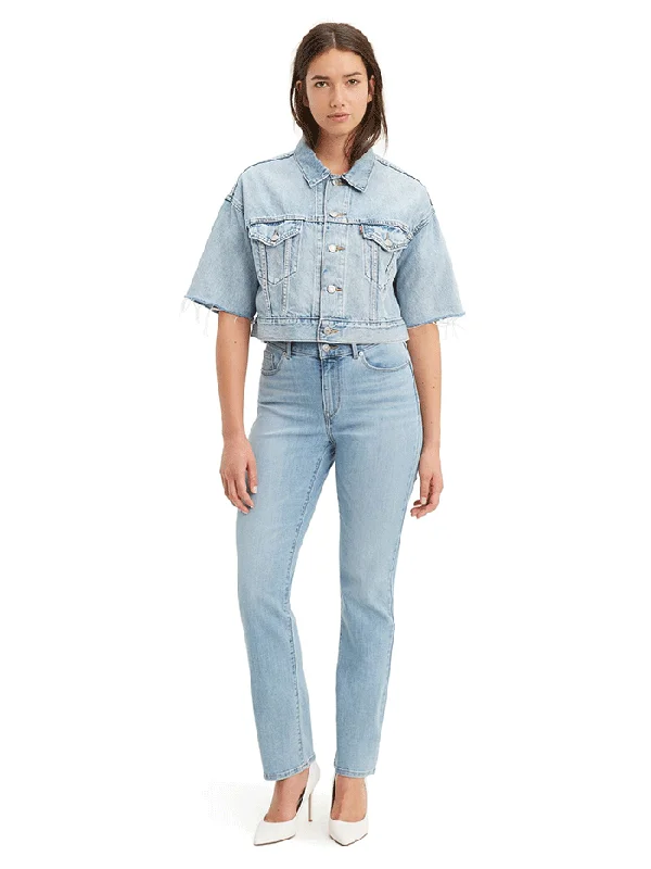 Levi's 392500044 Womens Classic Straight Jean Slate Oahu Morning Dew Classic Slim Fit Jeans Levi's 392500044 Womens Classic Straight Jean Slate Oahu Morning Dew Classic Slim Fit Jeans