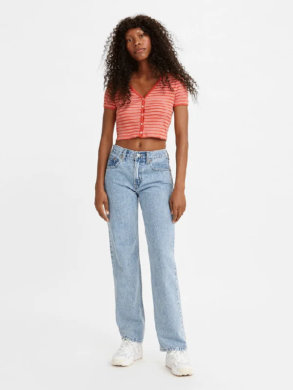 Levi's A09640003 Womens Low Pro Jeans Charlie Glow Up Trendy Acid Wash Skinny Jeans