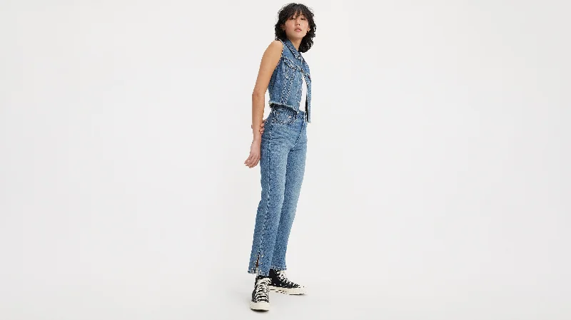 Levi's® Women's 501® Original Cropped Jeans Fashionable Cropped Denim Jeans