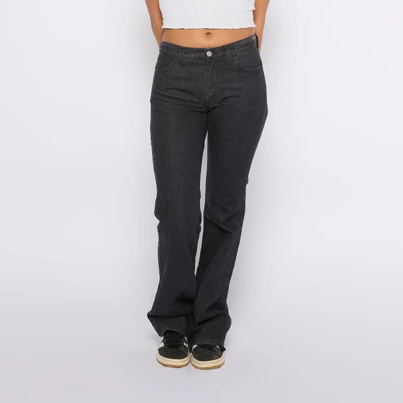 Low Waisted Regular Jeans - W28" L32" Cozy Relaxed Fit Denim Jeans