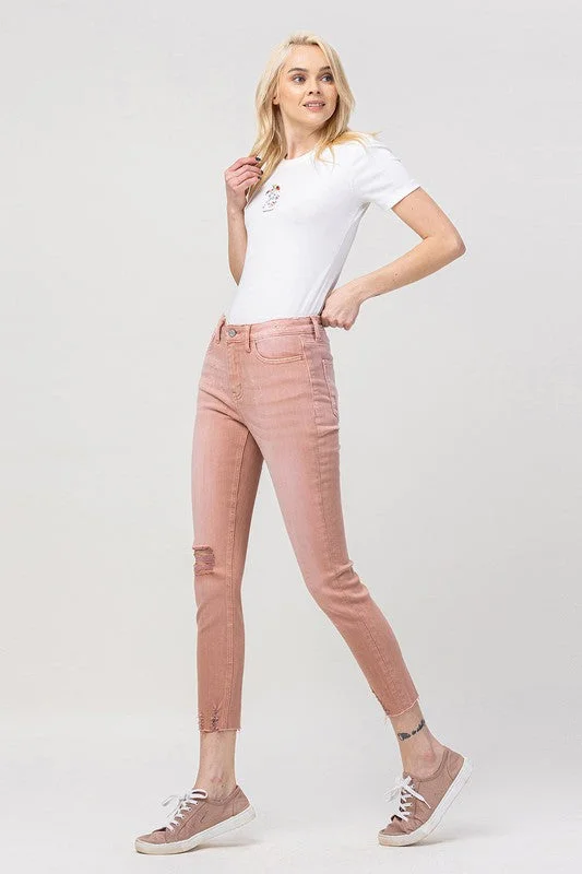 Sari Skinny Jeans (l13) Casual Distressed Denim Jeans