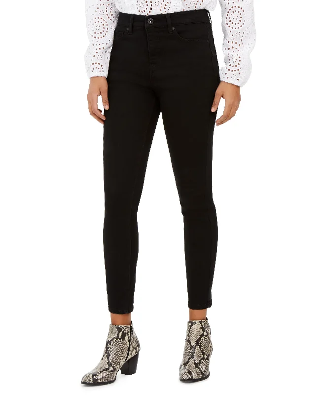 Style & Co High-Rise Ankle Skinny Jeans Trendy Pleated Waist Jeans