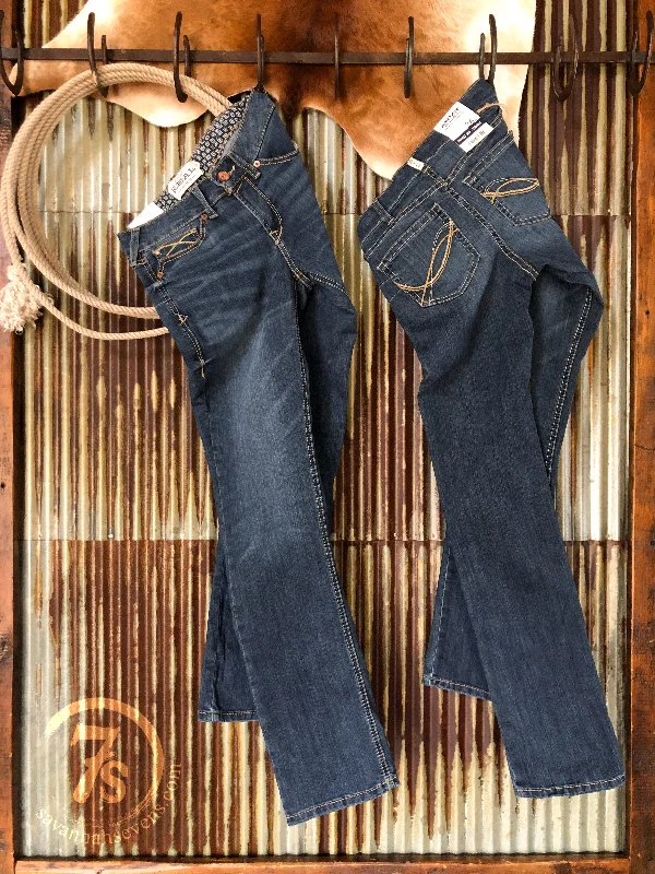 The Jett Perfect Rise Straight Leg Jean (Final Sale) Elegant Raw Hem Jeans