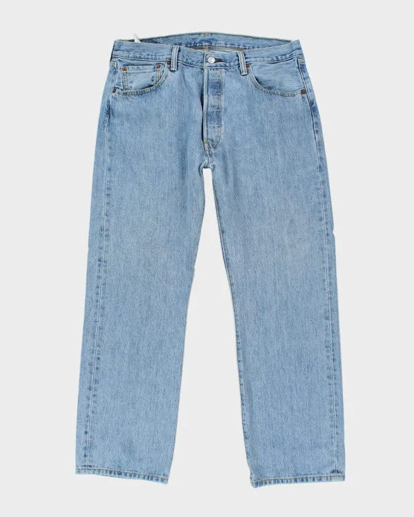 Vintage Levi's 501 Jeans - W36 L30 Chic Dark-Wash Skinny Jeans