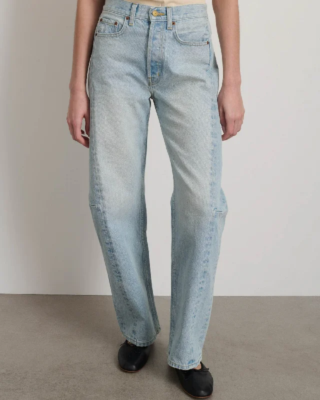 Slim Lasso Long Jeans Fashionable Straight Fit Denim