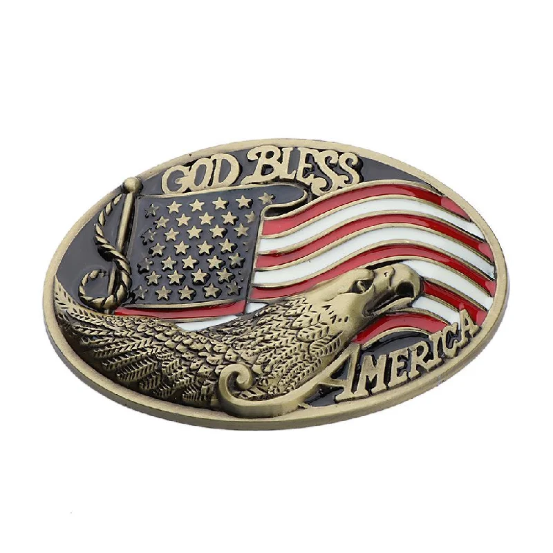 Maxbell Western Cowboy Cowgirl Rodeo Zinc Alloy Eagle Belt Buckle Jeans Accessory 01 Fashionable Vintage Wash Jeans