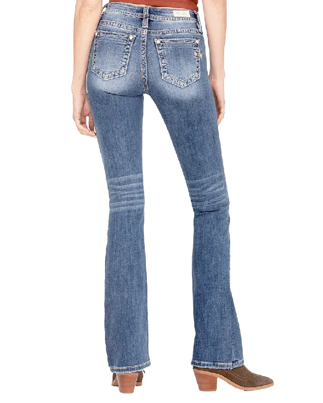 Women's Peace of Mind Bootcut Jeans Cozy Relaxed Fit Jeans