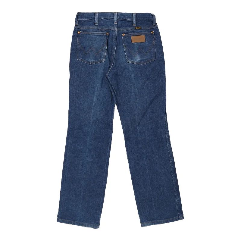 Wrangler Jeans - 30W UK 12 Blue Cotton Stylish Acid-Wash Jeans