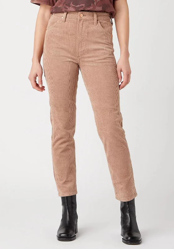 Wrangler Walker 677 Slim Leg Corduroy Jeans, Mountain Comfortable Straight-Legged Denim