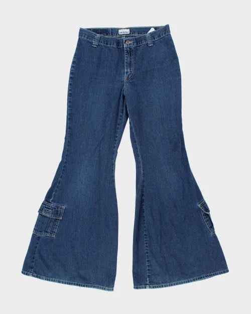 Y2k 00s Santa Barbra Flare Jeans - W30 L32 Fashionable Slim Fit Jeans